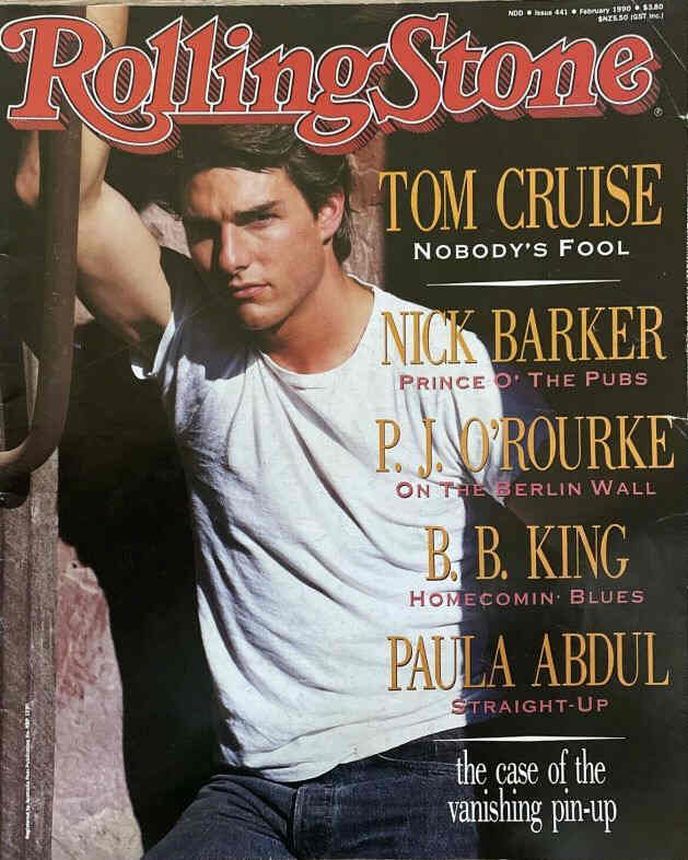 ROLLING STONE (AU) magazine side cover Issue 441  February 1990