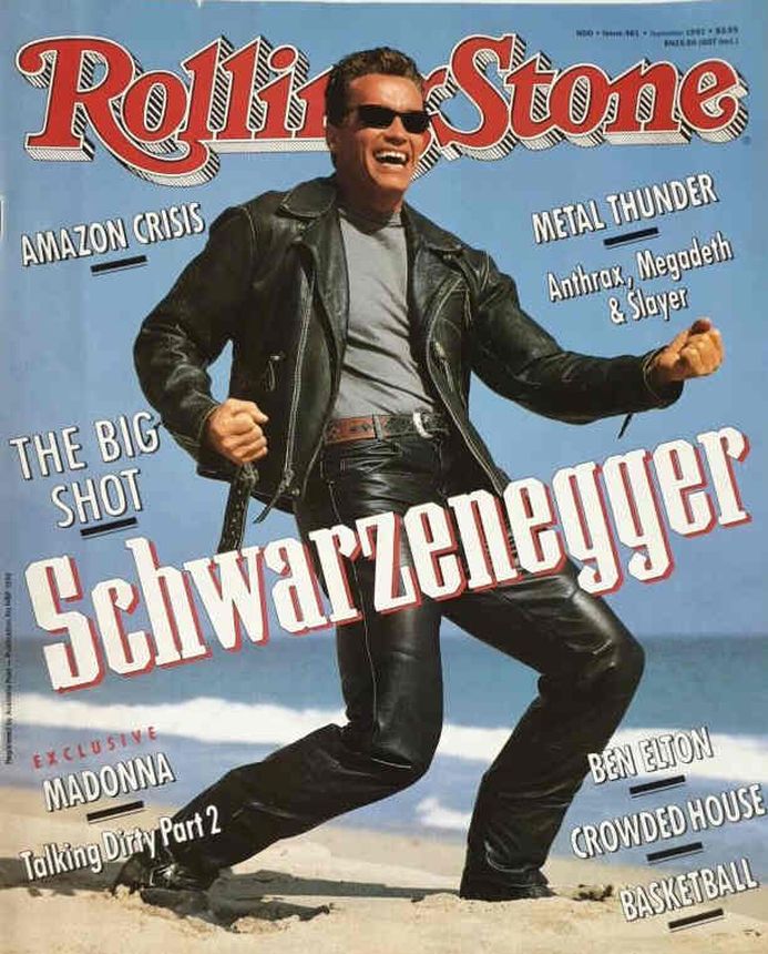 ROLLING STONE (AU) magazine side cover Issue 461  September 1991