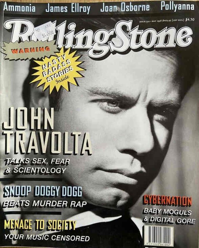 ROLLING STONE (AU) magazine side cover Issue 522  May 1996