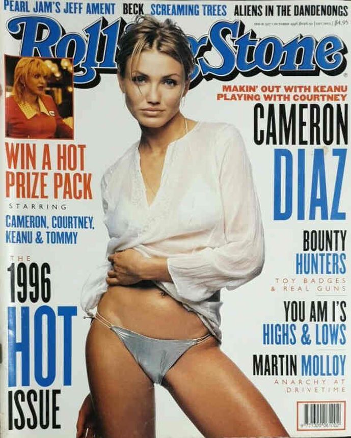 ROLLING STONE (AU) magazine side cover Issue 527  October 1996