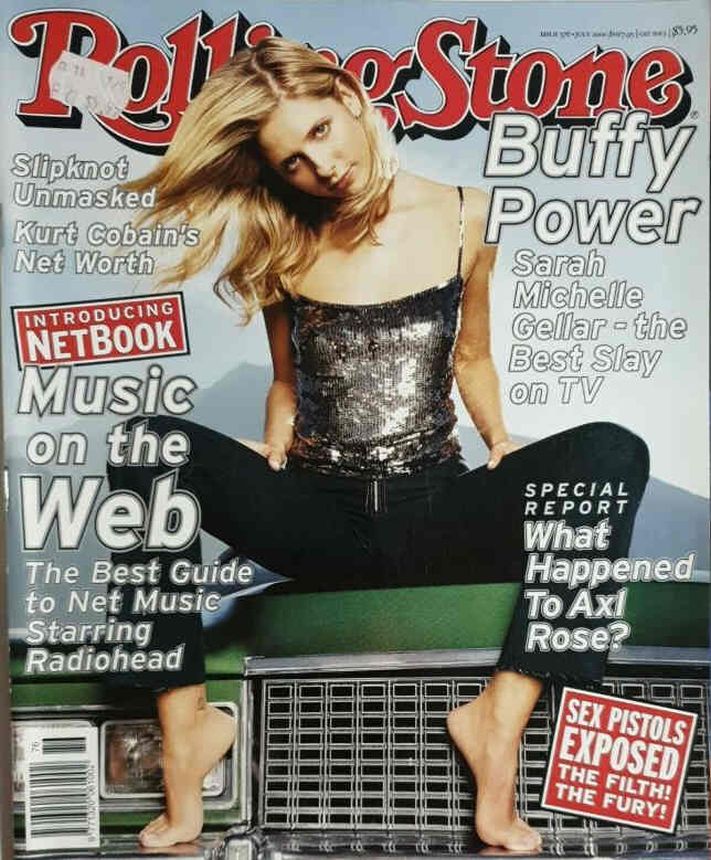 ROLLING STONE (AU) magazine side cover Issue 576  July 2000