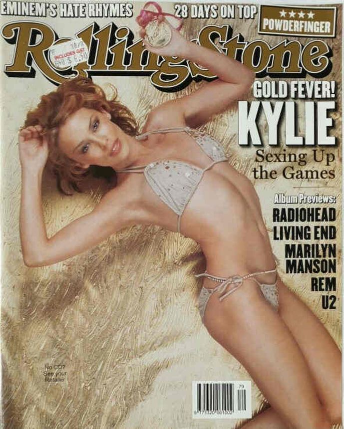 ROLLING STONE (AU) magazine side cover Issue 579  October 2000