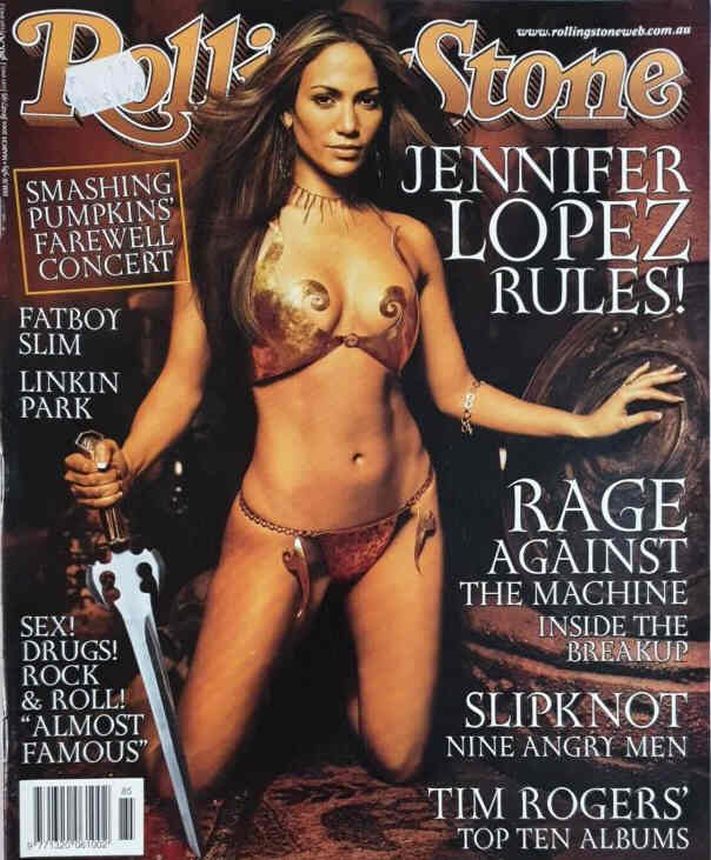 ROLLING STONE (AU) magazine side cover Issue 585  March 2001
