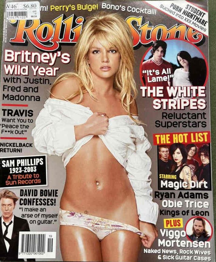 ROLLING STONE (AU) magazine side cover Issue 619  November 2003