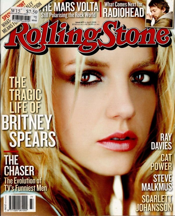 ROLLING STONE (AU) magazine side cover Issue 677  April 2008
