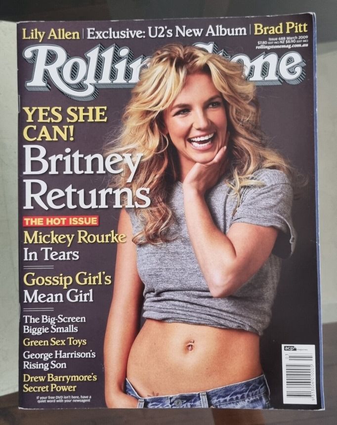 ROLLING STONE (AU) magazine side cover Issue 688  March 2009