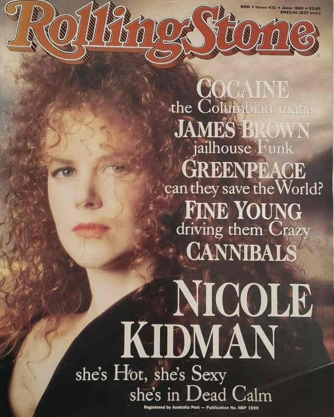 ROLLING STONE (AU) magazine side cover Issue 432  June 1989