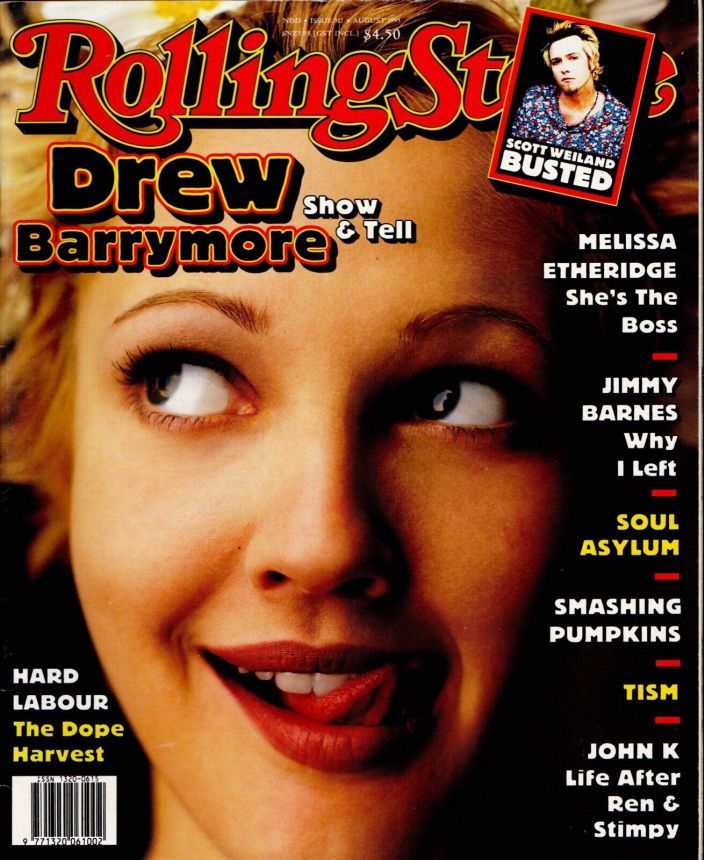 ROLLING STONE (AU) magazine side cover Issue 512  August 1995