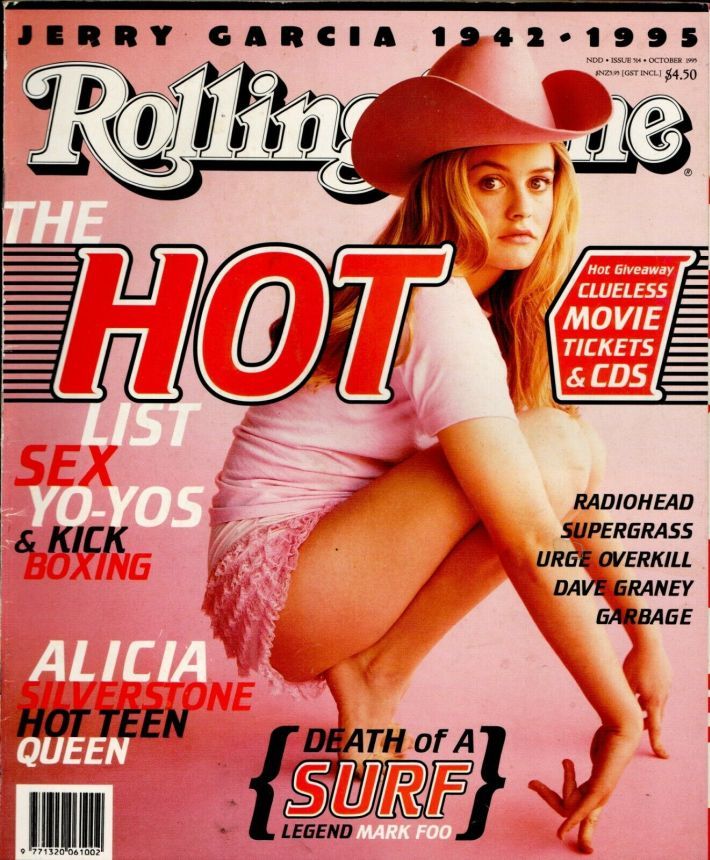 ROLLING STONE (AU) magazine side cover Issue 514  October 1995