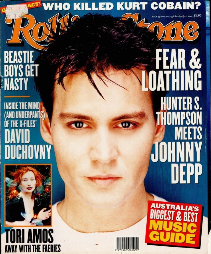 ROLLING STONE (AU) magazine side cover Issue 551  August 1998