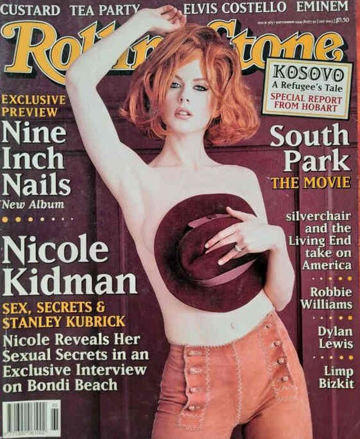 ROLLING STONE (AU) magazine side cover Issue 565  September 1999