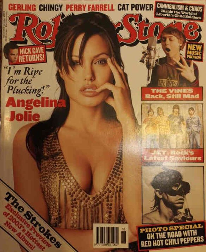 ROLLING STONE (AU) magazine side cover Issue 618  October 2003