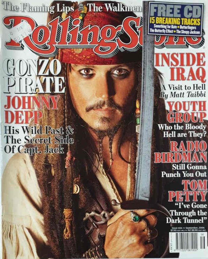 ROLLING STONE (AU) magazine side cover Issue 656  September 2006