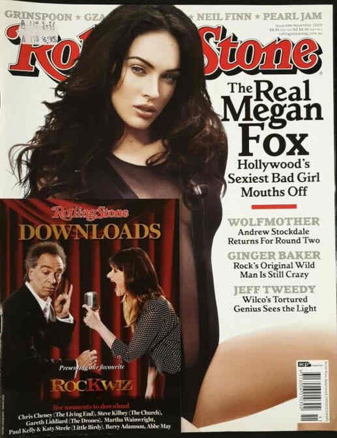 ROLLING STONE (AU) magazine side cover Issue 696  November 2009