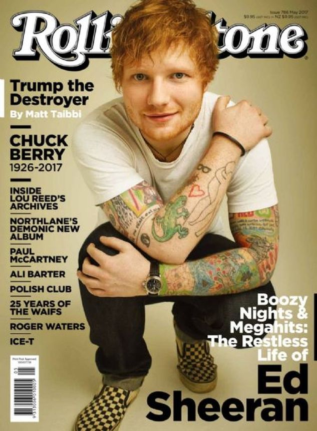 ROLLING STONE (AU) magazine side cover  May 2017