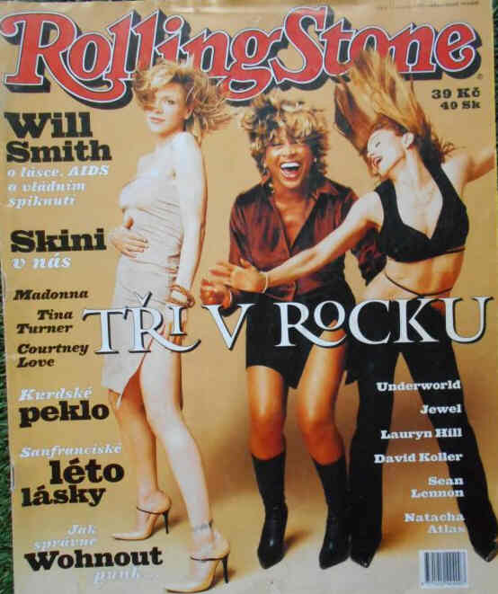 ROLLING STONE (CZ) magazine side cover  January 1999