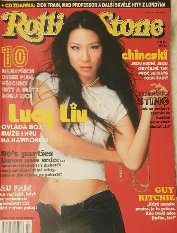 ROLLING STONE (CZ) magazine side cover  January 2001
