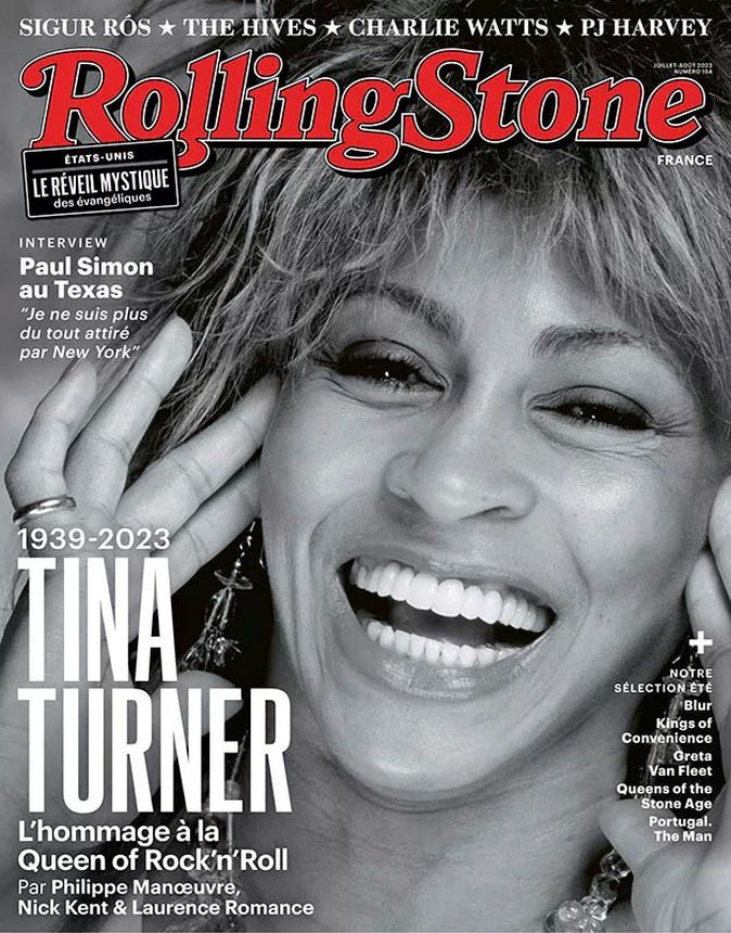 ROLLING STONE (FR) magazine side cover  July/August 2023