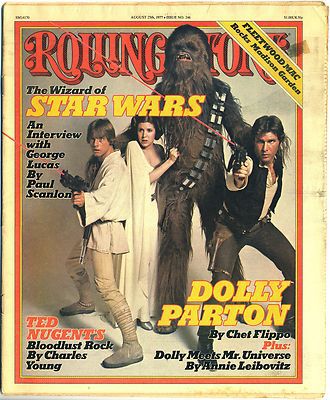 ROLLING STONE magazine side cover Issue 246 25 August 1977