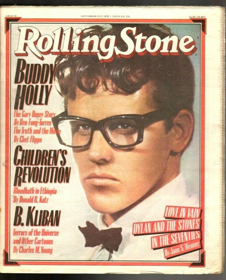 ROLLING STONE magazine side cover Issue 274 21 September 1978