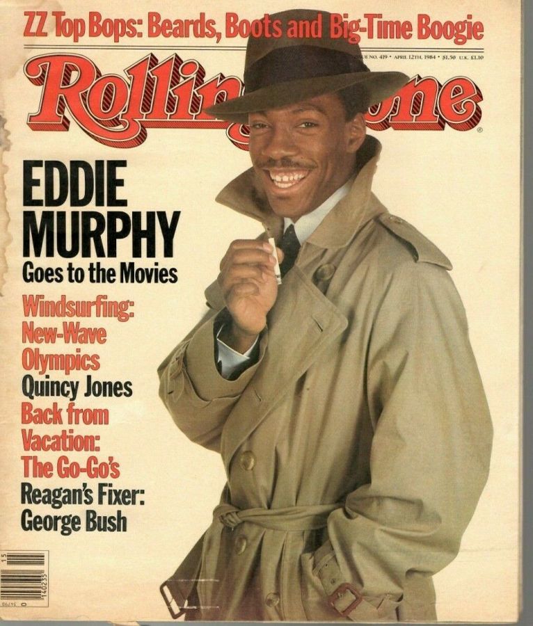 ROLLING STONE magazine side cover Issue 419 12 April 1984