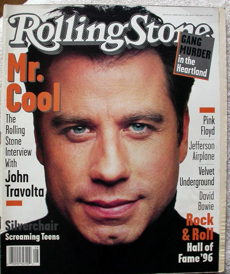 ROLLING STONE magazine side cover Issue 728 22 February 1996