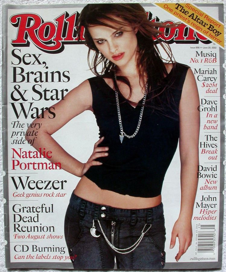 ROLLING STONE magazine side cover Issue 898 20 June 2002