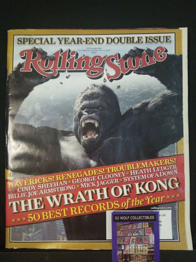 ROLLING STONE magazine side cover Issue 990-1 29 December 2005