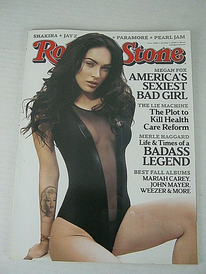 ROLLING STONE magazine side cover Issue 1088 1 October 2009