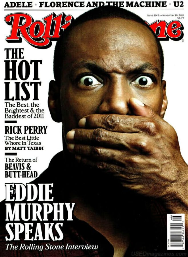 ROLLING STONE magazine side cover Issue 1143 10 November 2011