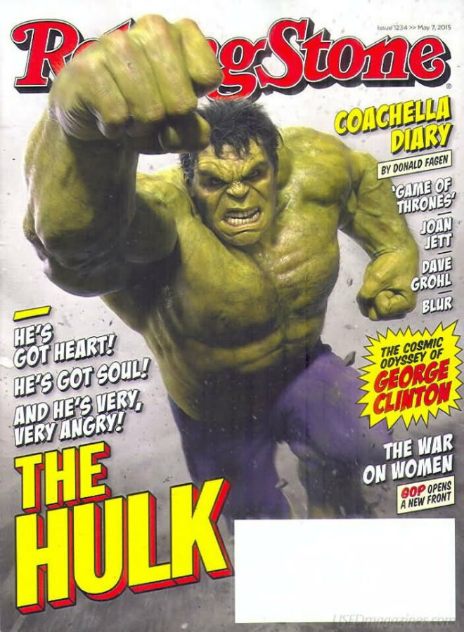 ROLLING STONE magazine side cover Issue 1234 7 May 2015