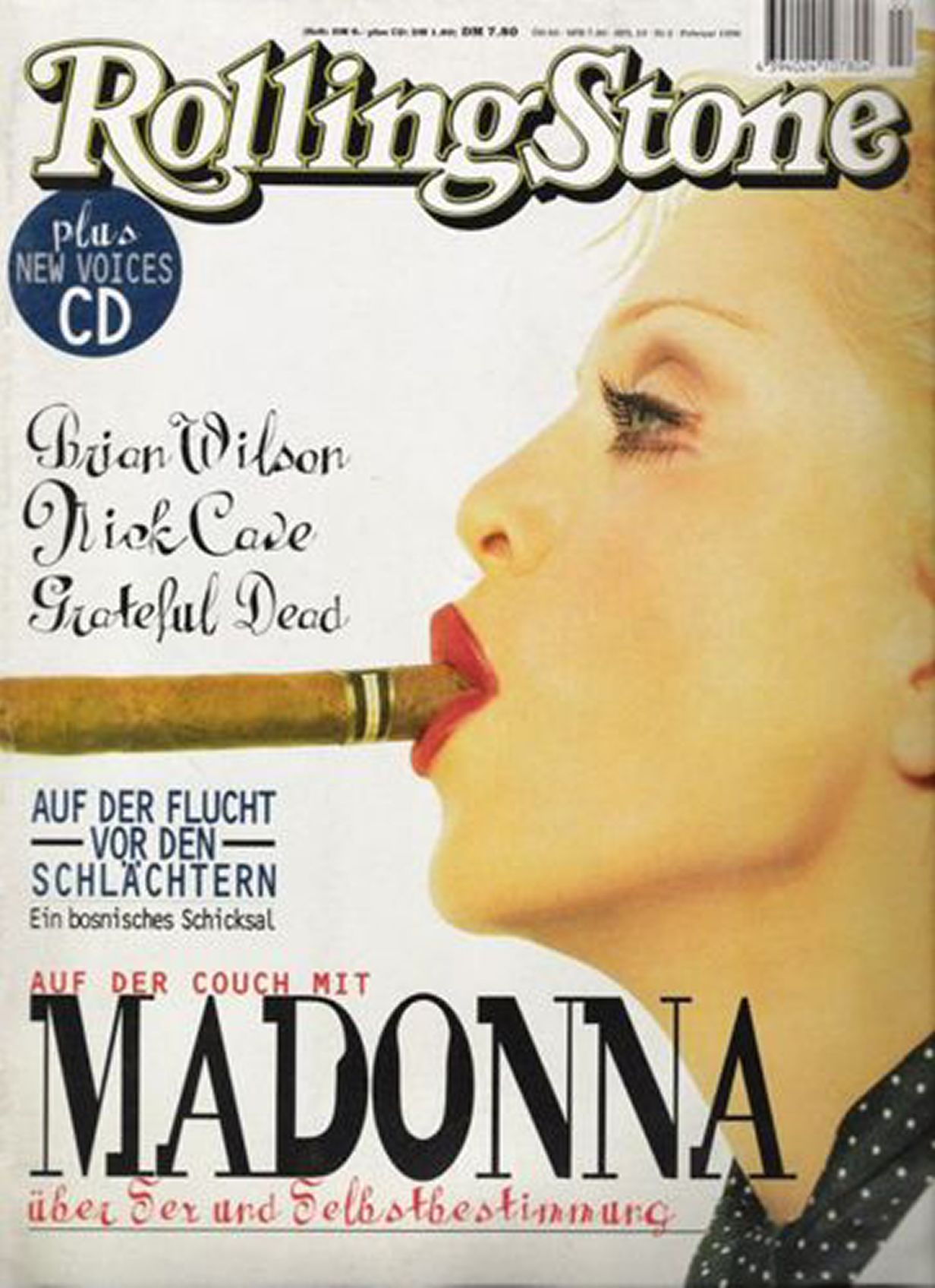 ROLLING STONE (DE) magazine side cover   1996