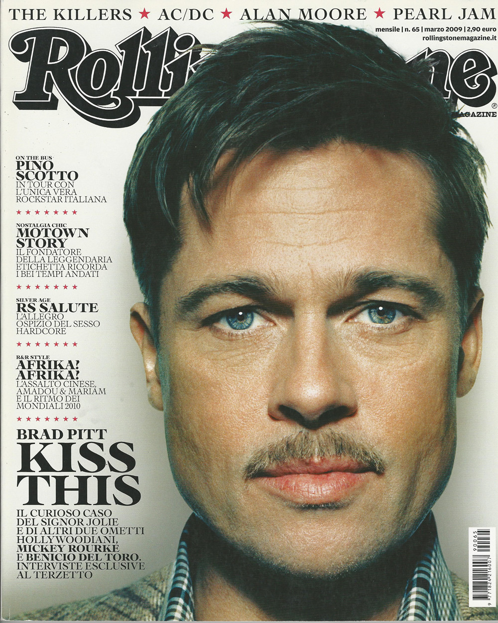ROLLING STONE ITALY magazine side cover  March 2009