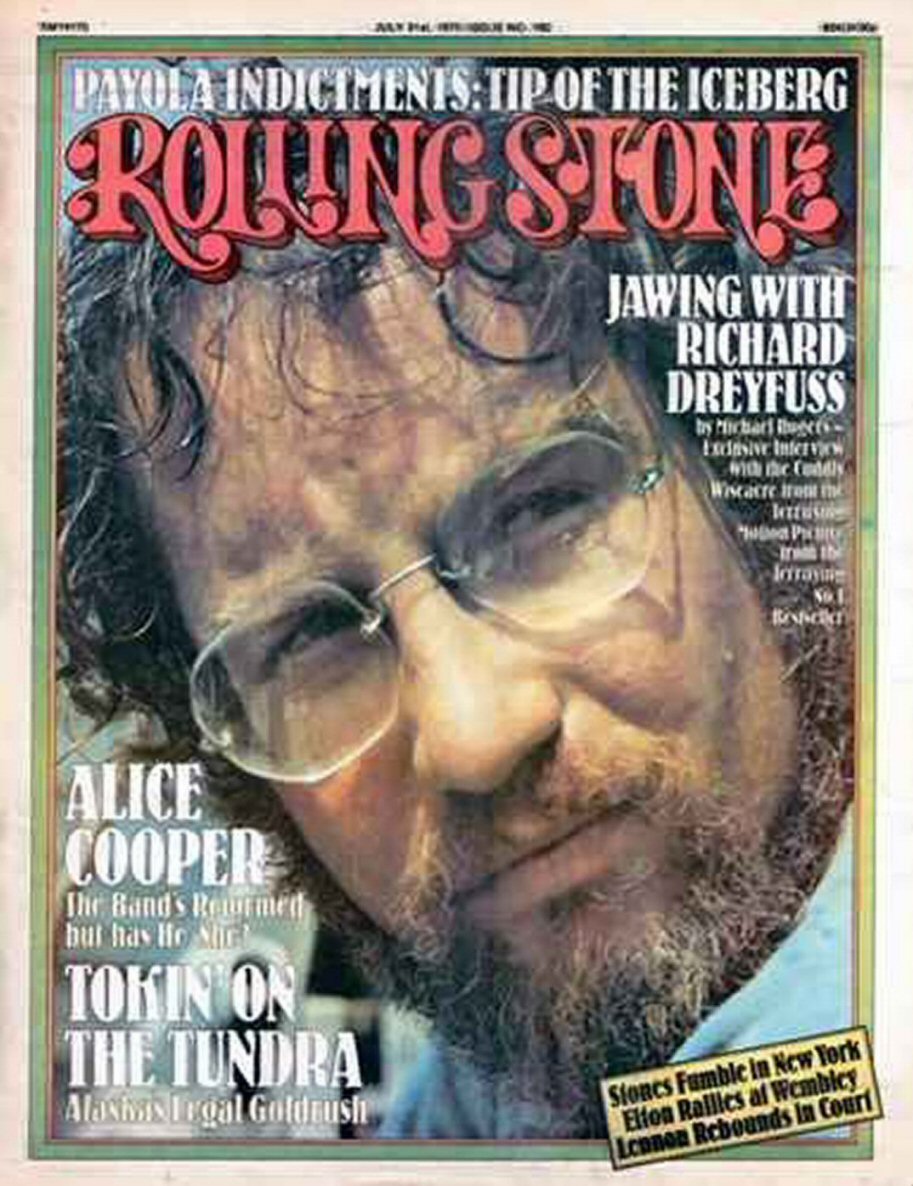 ROLLING STONE magazine side cover Issue 192 31 July 1975