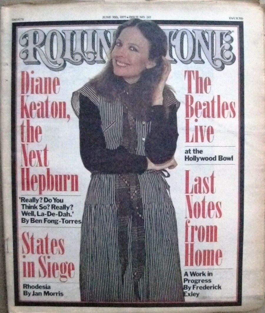 ROLLING STONE magazine side cover Issue 242 30 June 1977