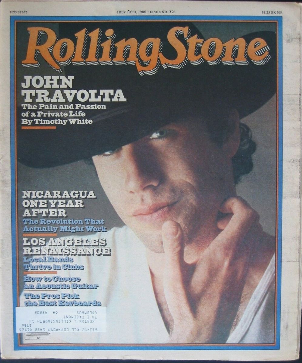 ROLLING STONE magazine side cover Issue 321 10 July 1980