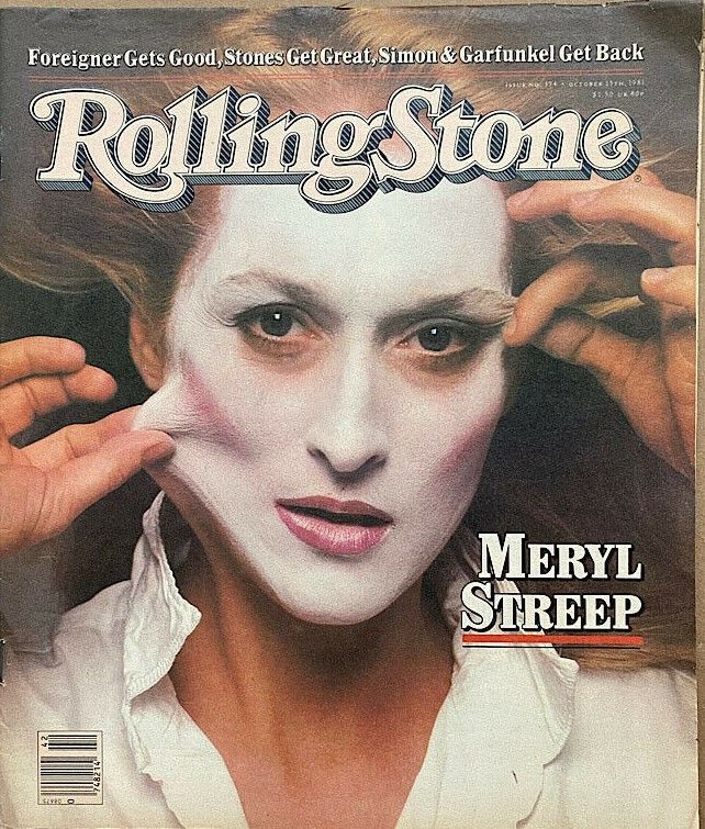 ROLLING STONE magazine side cover Issue 354 15 October 1981