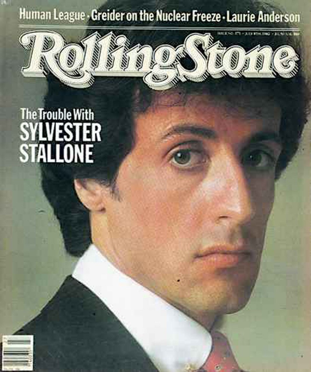 ROLLING STONE magazine side cover Issue 373 8 July 1982