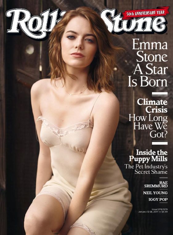 ROLLING STONE magazine side cover 12 January 2017