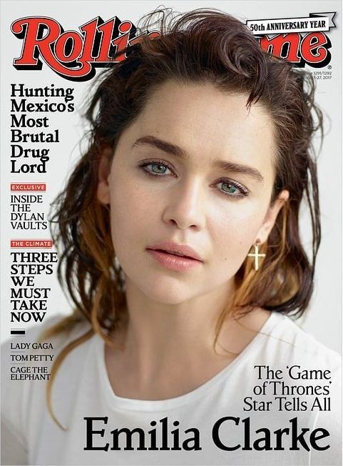 ROLLING STONE magazine side cover  July 2017