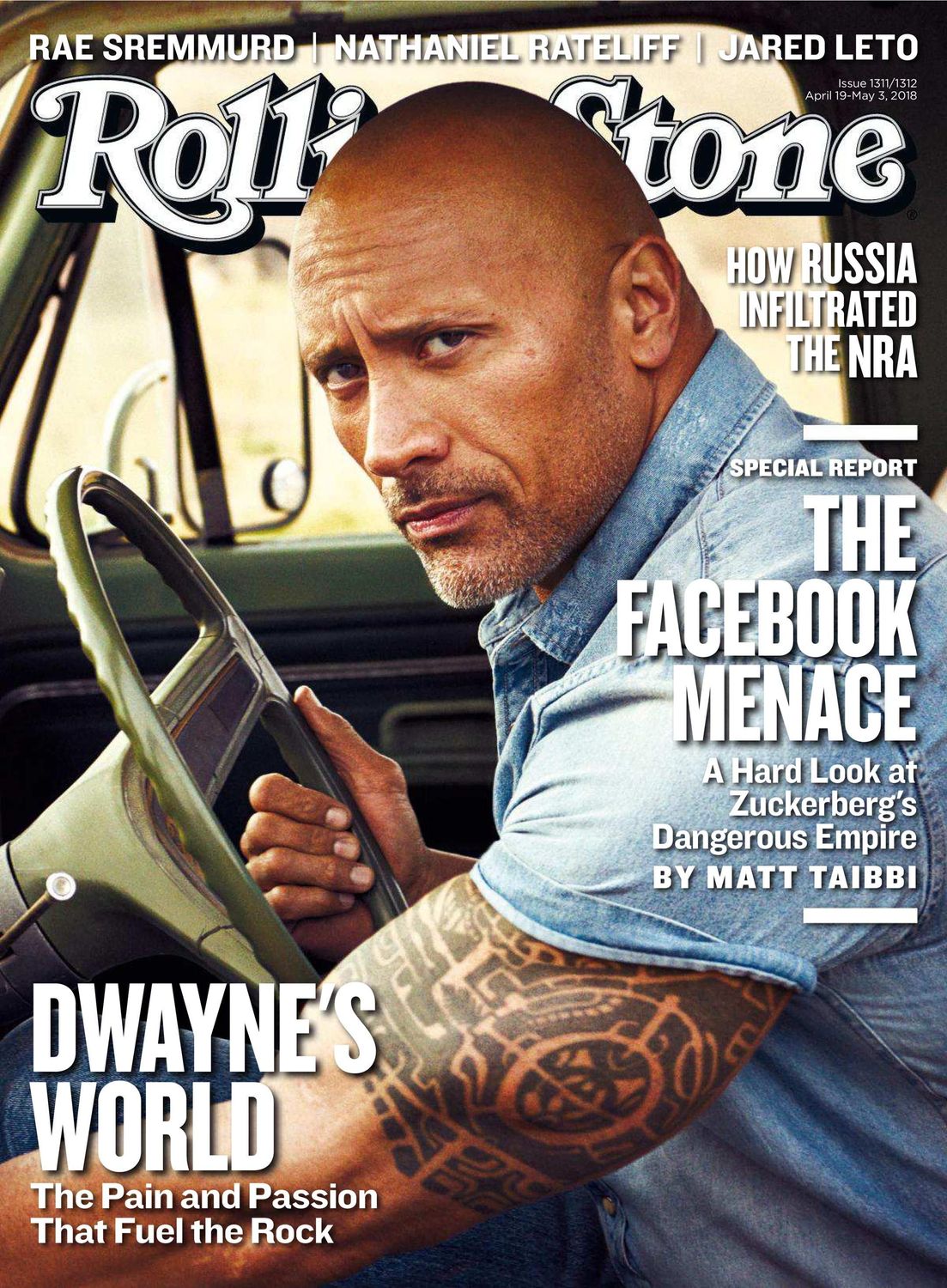 ROLLING STONE magazine side cover Issue 1311-1312 19 July 2018