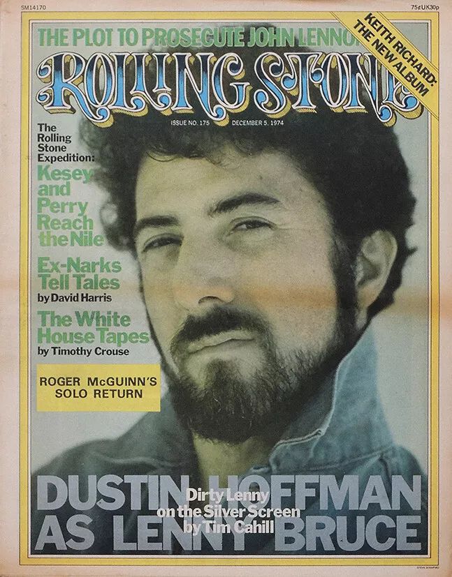 ROLLING STONE magazine side cover Issue 175 5 December 1974