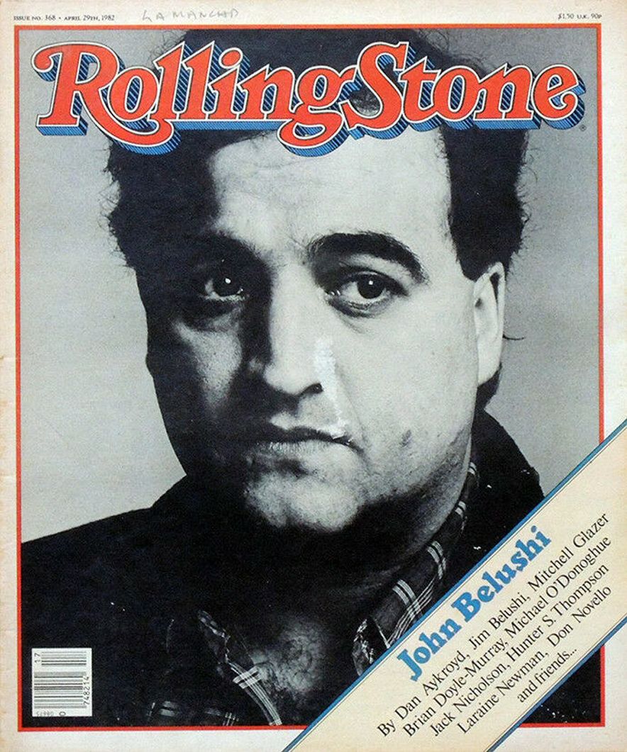 ROLLING STONE magazine side cover Issue 368 29 April 1982