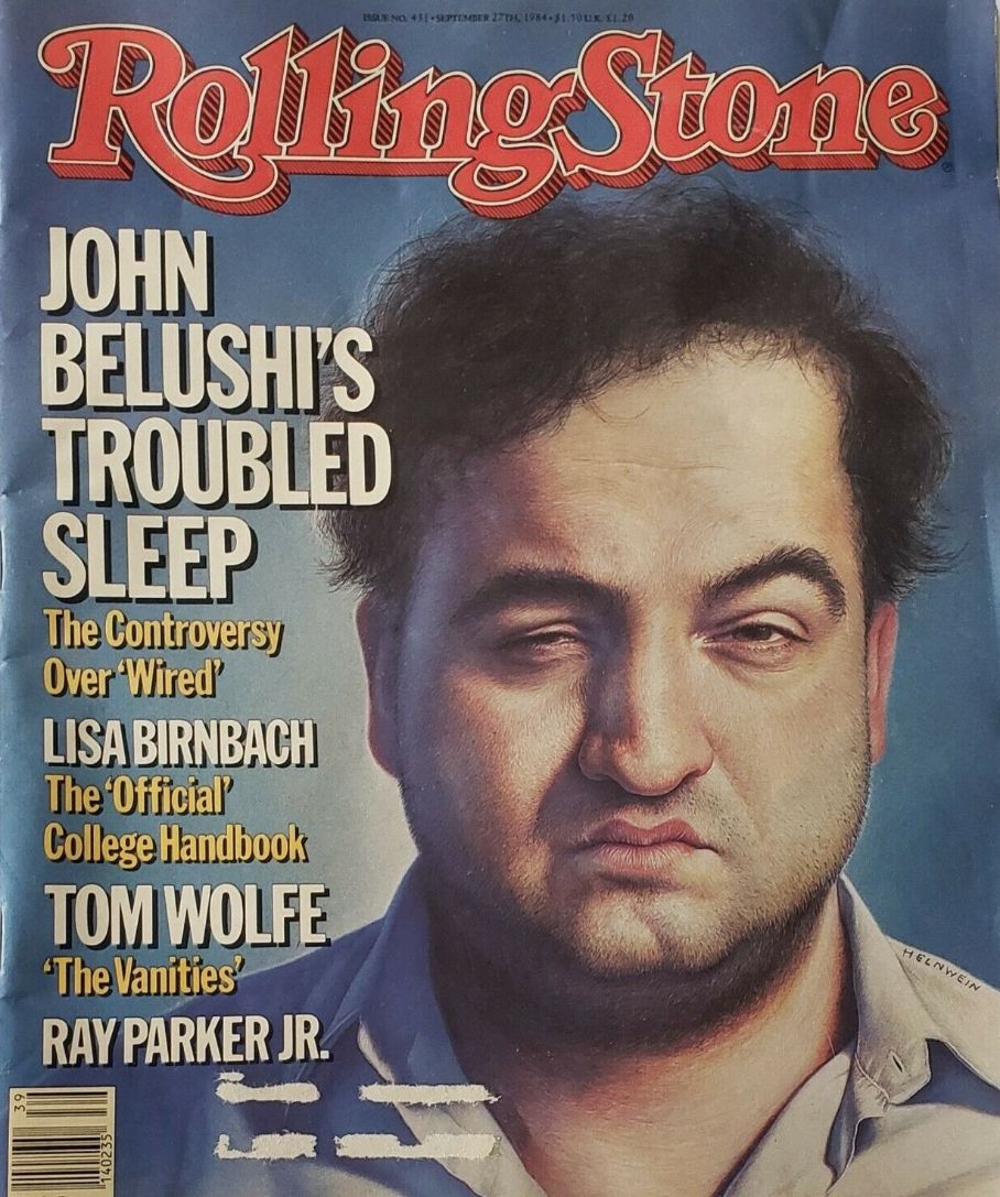 ROLLING STONE magazine side cover Issue 431 27 September 1984