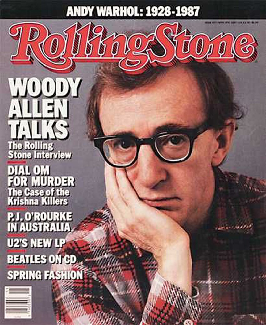 ROLLING STONE magazine side cover Issue 497 9 April 1987