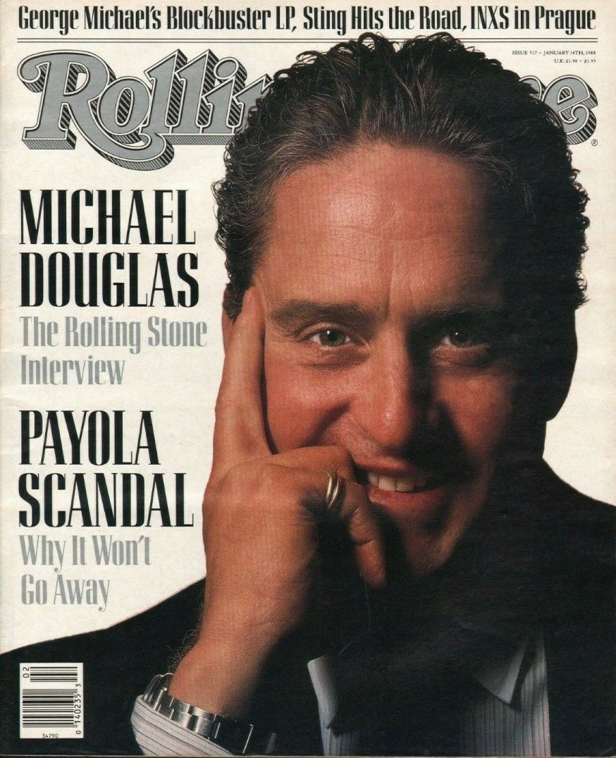 ROLLING STONE magazine side cover Issue 517 14 January 1988