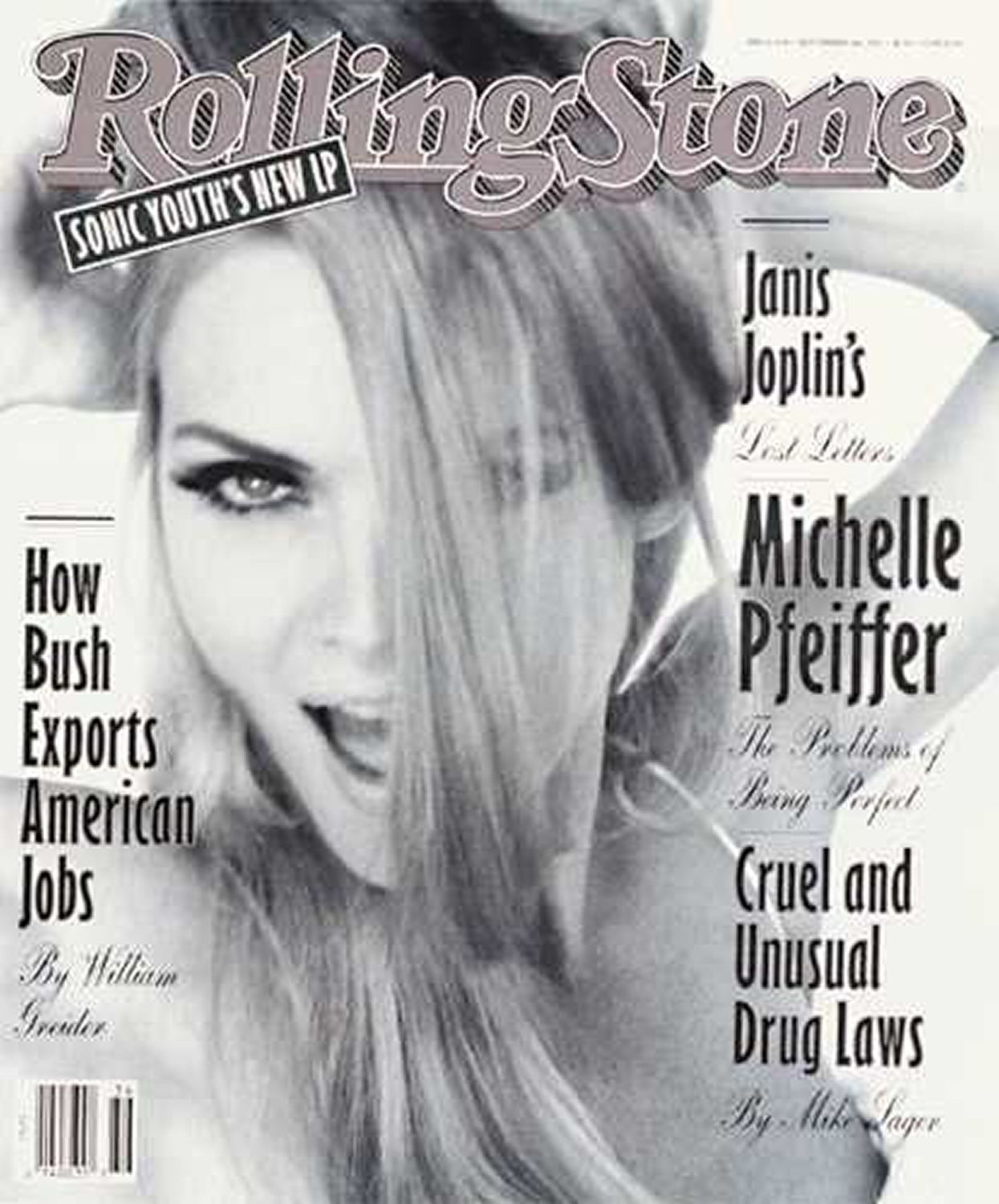 ROLLING STONE magazine side cover Issue 638 3 September 1992
