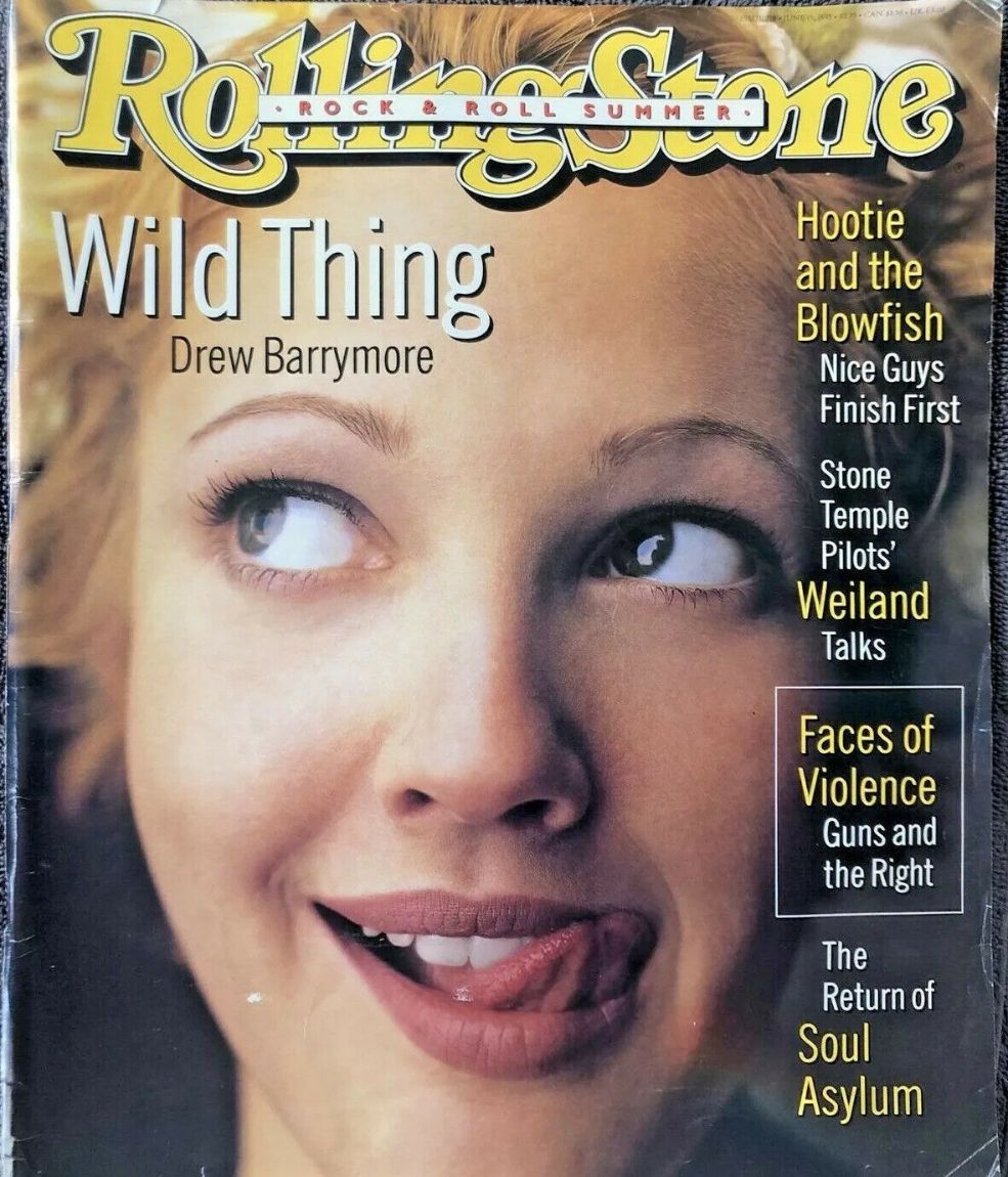 ROLLING STONE magazine side cover Issue 710 15 June 1995