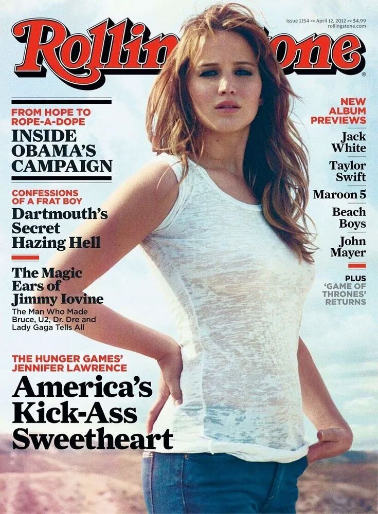 ROLLING STONE magazine side cover Issue 1154 12 April 2012