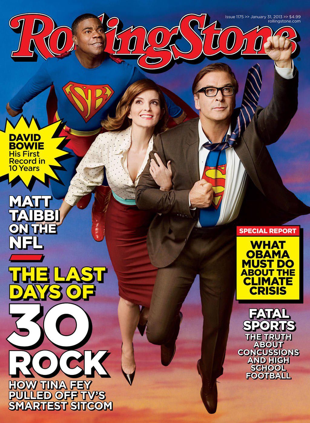 ROLLING STONE magazine side cover Issue 1175 31 January 2013